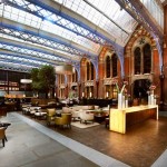 Entrance to St Pancras Hotel London