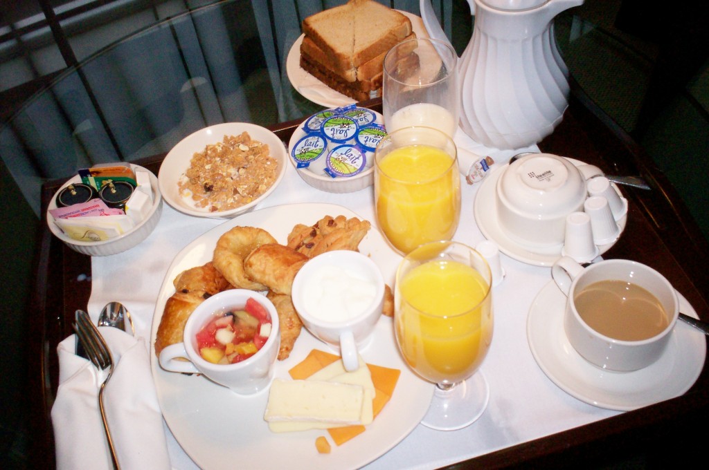 Hotel Le Crystal Montreal Review - Rooms Service Breakfast