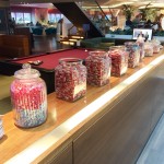 Virgin Atlantic Upperclass Clubhouse Business Lounge Heathrow Review 2014 sweets