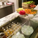 Virgin Atlantic Upperclass Clubhouse Business Lounge Heathrow Review 2014 breakfast