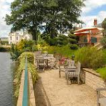 Castle House Hotel Outside Pond Lake View Water River