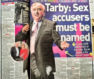 Alex Belfield Jimmy Tarbuck Sunday People Interview