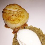 Villa Azur Miami Beach Restaurant review  seared scallop