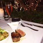 prime beef Steak Villa Azur outdoor dining