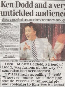 Ken Dodd Banned Nottingham Daily Mail