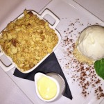 New Menu Review Marco Pierre White Nottingham Dessert Apple Crumble