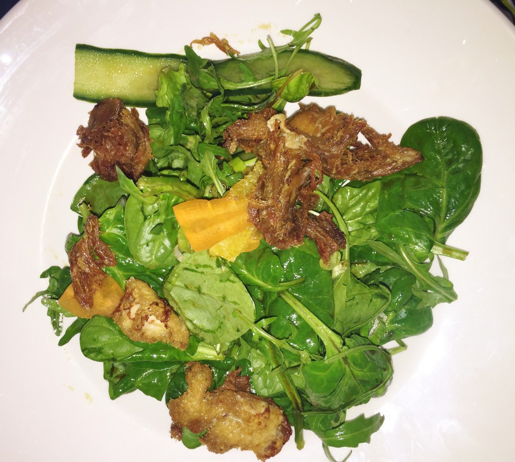 Browns Restaurant Review Sticky Duck Salad