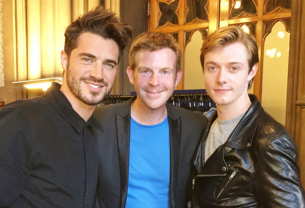 actors Rob Mallard and Sam Robertson